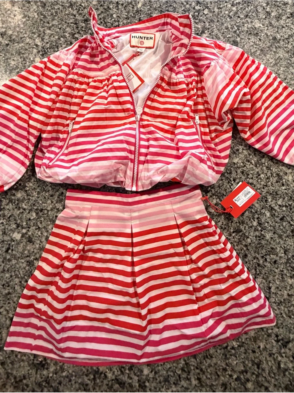 HUNTER by TARGET  GIRL'S JACKET & Skirt with shorts underneath